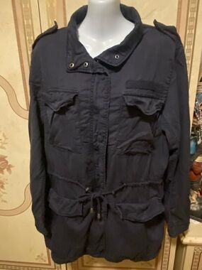 Buffalo David Bitton Dark Navy Utility Drawstring Jacket